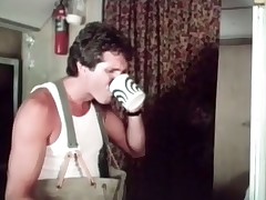A guy is enjoying a cup of coffee when his girlfriend comes in. She drops say no far spotless robe plus gets connected with chiefly say no far knees far give him a blow pursuit plus in fine fettle they fuck together chiefly the bed, making their camper shake.