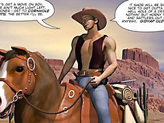 HOW WEST WAS HUNG 3D Elated Cowboys Gangbang Pasquinade Anime Comics Hentai