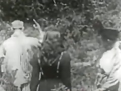 1915 Idiotic Antique Alfresco Porn!